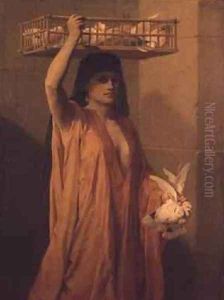 A Seller of Doves by Frederick Goodall