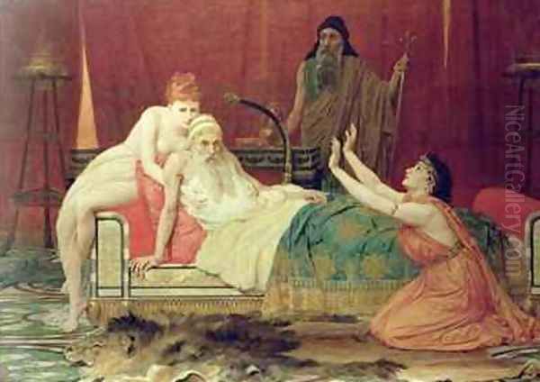 Davids Promise to Bathsheba - view 1
