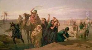 The Rising of the Nile by Frederick Goodall