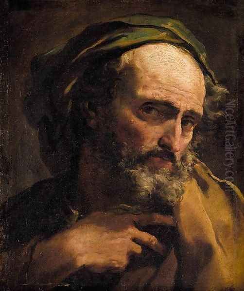 Study of a Bearded Man 1770s - view 1