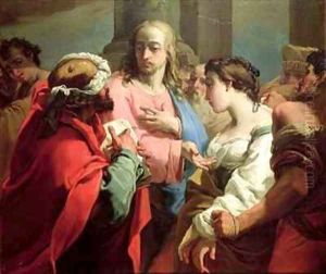 Christ and the Woman Taken in Adultery by Gaetano Gandolfi