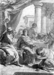 Christ at Supper with Simon the Pharisee by Gaetano Gandolfi