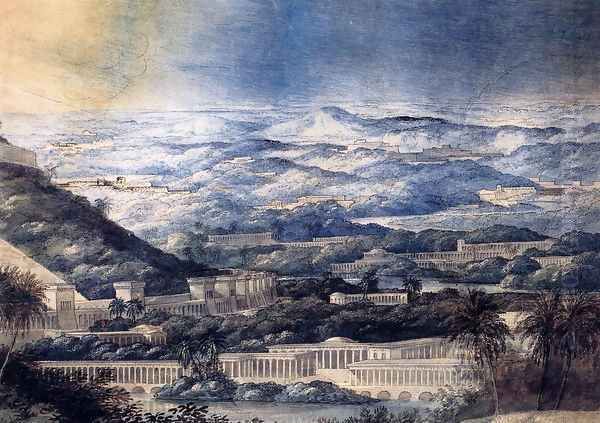 Imaginary Landscape with Neoclassical Buildings - view 1