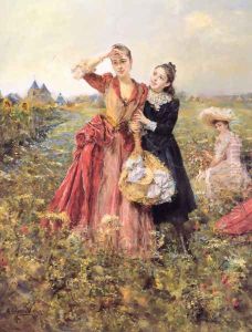 Picking Wildflowers by Eduardo Leon Garrido