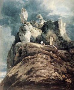 Bamburgh Castle, Northumberland by Thomas Girtin