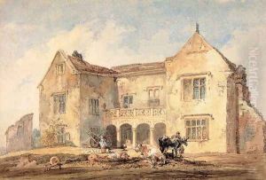 St Nicholas Hospital, Richmond, Yorkshire by Thomas Girtin
