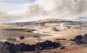 Kirkstall Abbey, Yorkshire, from Kirkstall Hill