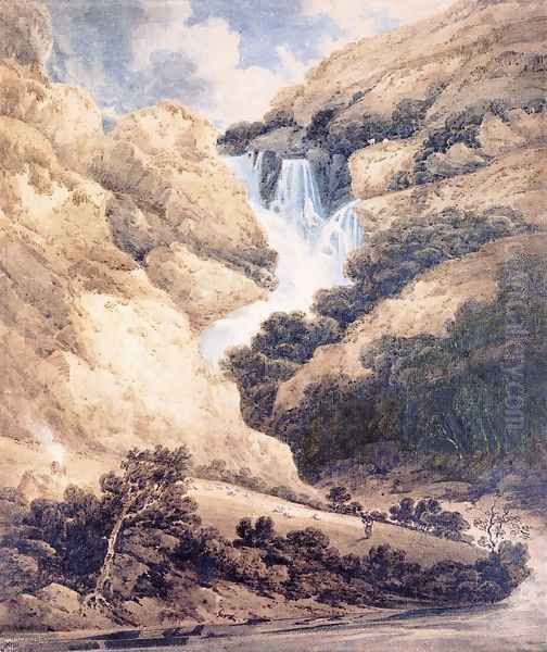Ogwen Falls, North Wales - view 1