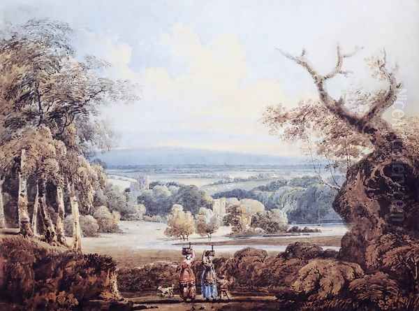 Distant View of Arundel Castle - view 1