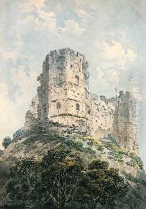 Lewes Castle by Thomas Girtin