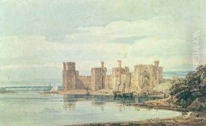 Caernarvon Castle by Thomas Girtin