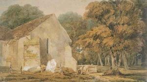 A Country Churchyard by Thomas Girtin