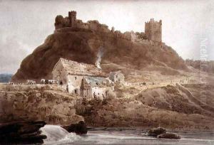 Richmond Castle Yorkshire by Thomas Girtin