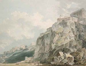 The Castle Rock Edinburgh by Thomas Girtin