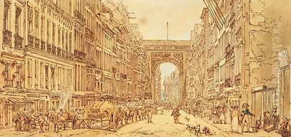 The Faubourg and the Porte Saint Denis - view 1