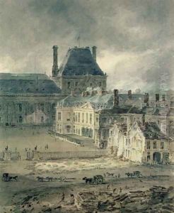 The Palace of the Louvre by Thomas Girtin