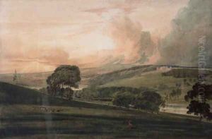 Harewood House from the South East by Thomas Girtin