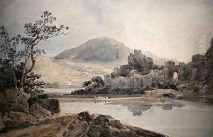 Conway Castle North Wales by Thomas Girtin