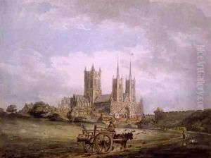 Lincoln Cathedral by Thomas Girtin