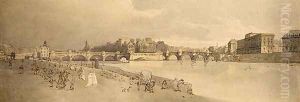 View of the Pont Neuf The Mint and etc by Thomas Girtin