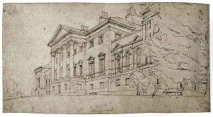 Harewood House Yorkshire by Thomas Girtin