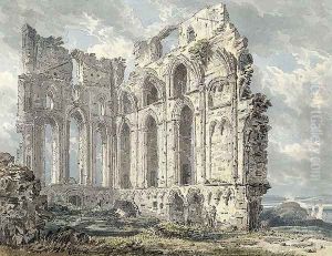 Tynemouth Priory Northumberland by Thomas Girtin