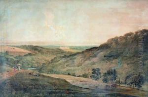 Harewood House from the South West by Thomas Girtin