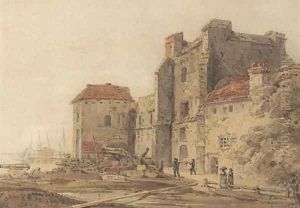 The prison at Southampton by Thomas Girtin