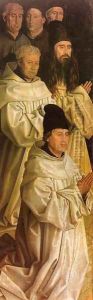 Altarpiece of Saint Vincent (the panel of the Monks) 1460s by Nuno Goncalves