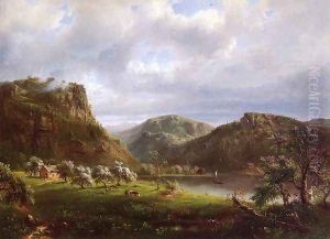 American Landscape by Marie-Regis-Francois Gignoux