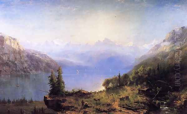 Sunrise in the Alps - view 1