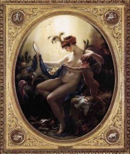 Mademoiselle Lange as Danae 1799 by Anne-Louis Girodet de Roucy-Triosson