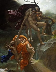 Scene of the Flood c. 1806 by Anne-Louis Girodet de Roucy-Triosson