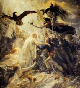 The Apotheosis Of The French Heroes Who Died For Their Country During The War For Freedom by Anne-Louis Girodet de Roucy-Triosson