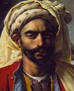Portrait of Mustapha by Anne-Louis Girodet de Roucy-Triosson
