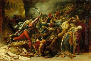 The Revolt at Cairo by Anne-Louis Girodet de Roucy-Triosson