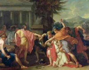 The Death of Tatius by Anne-Louis Girodet de Roucy-Triosson