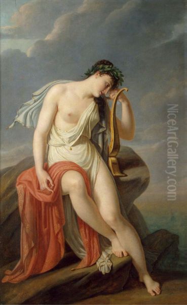 Sappho on the Leucadian Cliff - view 1