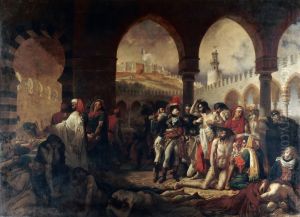 Napoleon in the Pesthouse at Jaffa by Antoine-Jean Gros