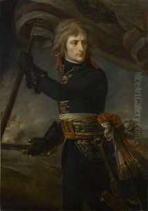 Napoleon Bonaparte on Arcole Bridge on 17 November 1796 by Antoine-Jean Gros