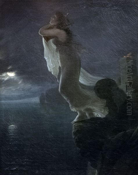 Sappho at Leucate 1801 by Antoine-Jean Gros