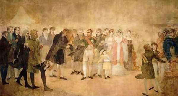 Napoleon Visiting the Louvre - view 1