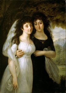 Portrait of the Maistre Sisters by Antoine-Jean Gros
