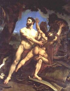Hercules and Diomedes by Antoine-Jean Gros