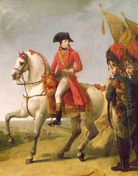 Napoleon Bonaparte 1769-1821 First Consul Reviewing his Troops after the Battle of Marengo - view 1