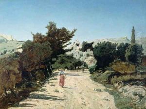 Route de la Gineste near Marseilles 1859 by Antoine-Jean Gros