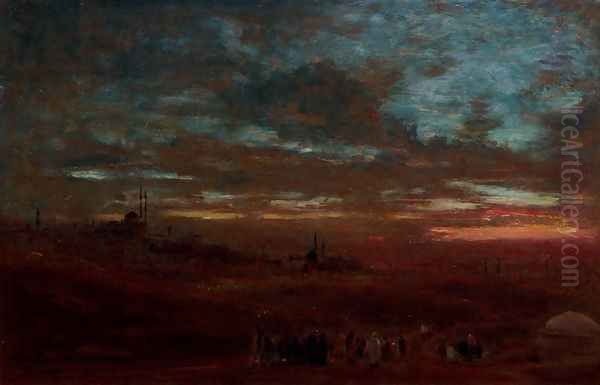 A view of Cairo at sunset - view 1