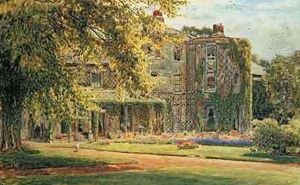 Down House from the Garden by Albert Goodwin