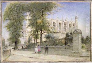 Eton College Windsor by Albert Goodwin