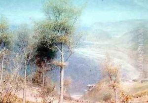 North Devon Woody Bay by Albert Goodwin